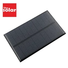 Painéis solares 1.25 w 5v, 250mah, módulo epóxi de silicone mini células solares para carregamento de bateria de celular por atacado