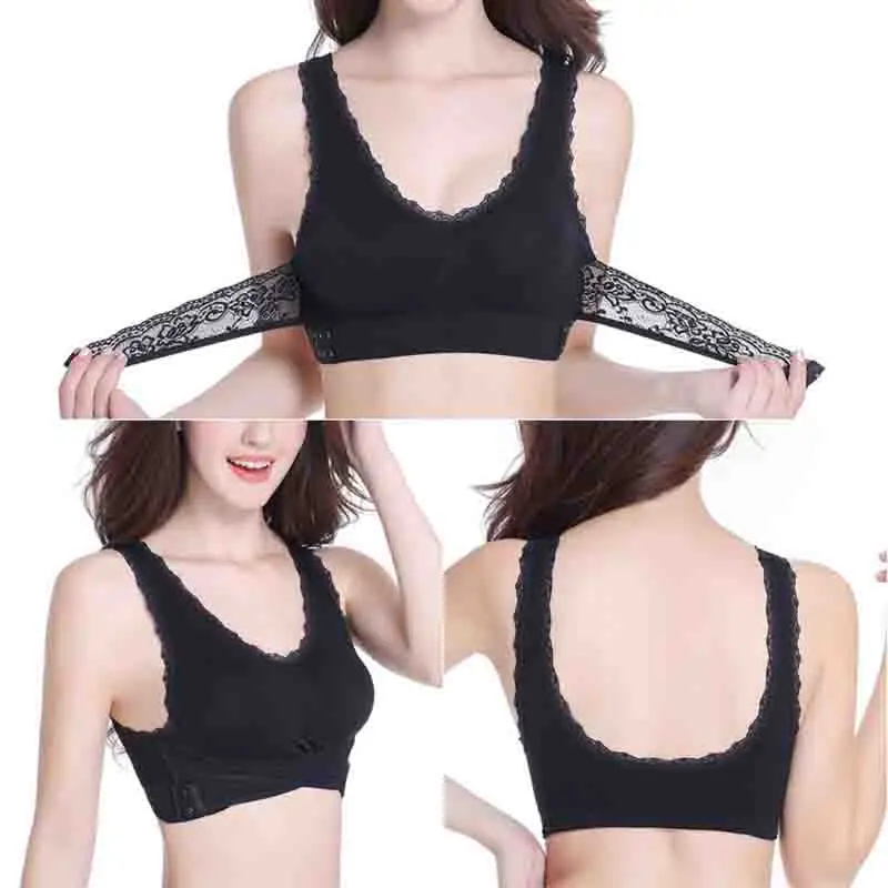 cross lace bra