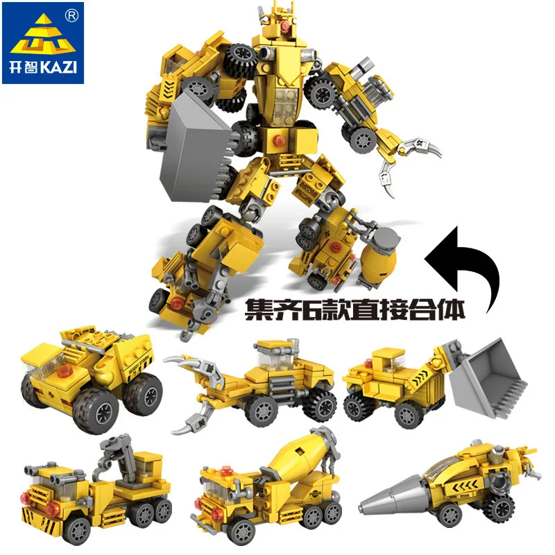 

8070 6 1 Hundred Change Peter Jackson's King Mechanics Building Block Children Science And Technology Assembling Toys Boy