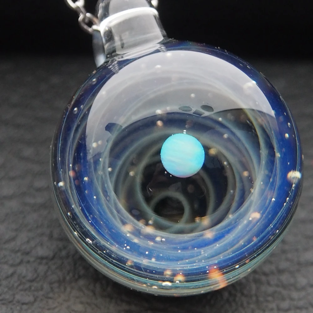 Уникальный Опал Камень Вселенная стекло планеты кулон ожерелье галактика Веревка Цепь солнечная система ожерелье для женщин подарок