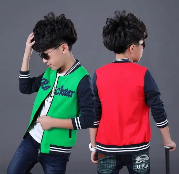 

Children's coat BOY NEW Baseball Shirt, cotton blouse jacket, primary school uniform, sportswear sportswea boys coat
