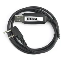 oppxun USB Programming Cable+ Driver CD For baofeng UV-5RE UV5R 888S UV-82 UV-B5 BF-UVB2 Plus Two Way Radio Walkie Talkie
