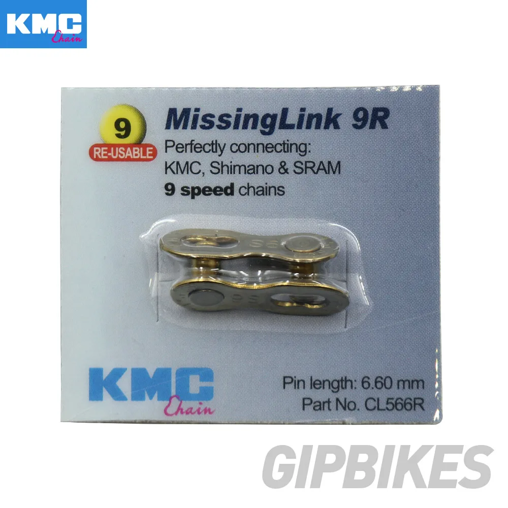 KMC RE-USABLE Missing link 9 speed Silver 2 pairs