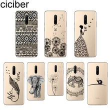 ciciber Elephant Feather Phone Case For Oneplus 7 Pro 1+7 Pro Soft TPU Back Cover for Xiaomi 9 Coque For Redmi Note 7 6 Pro Capa