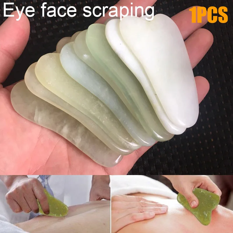 Уход за лицом нефрит для массажа доска для лица инструмент для выскабливания глаз салонная Массажная доска для лечения SN-Hot