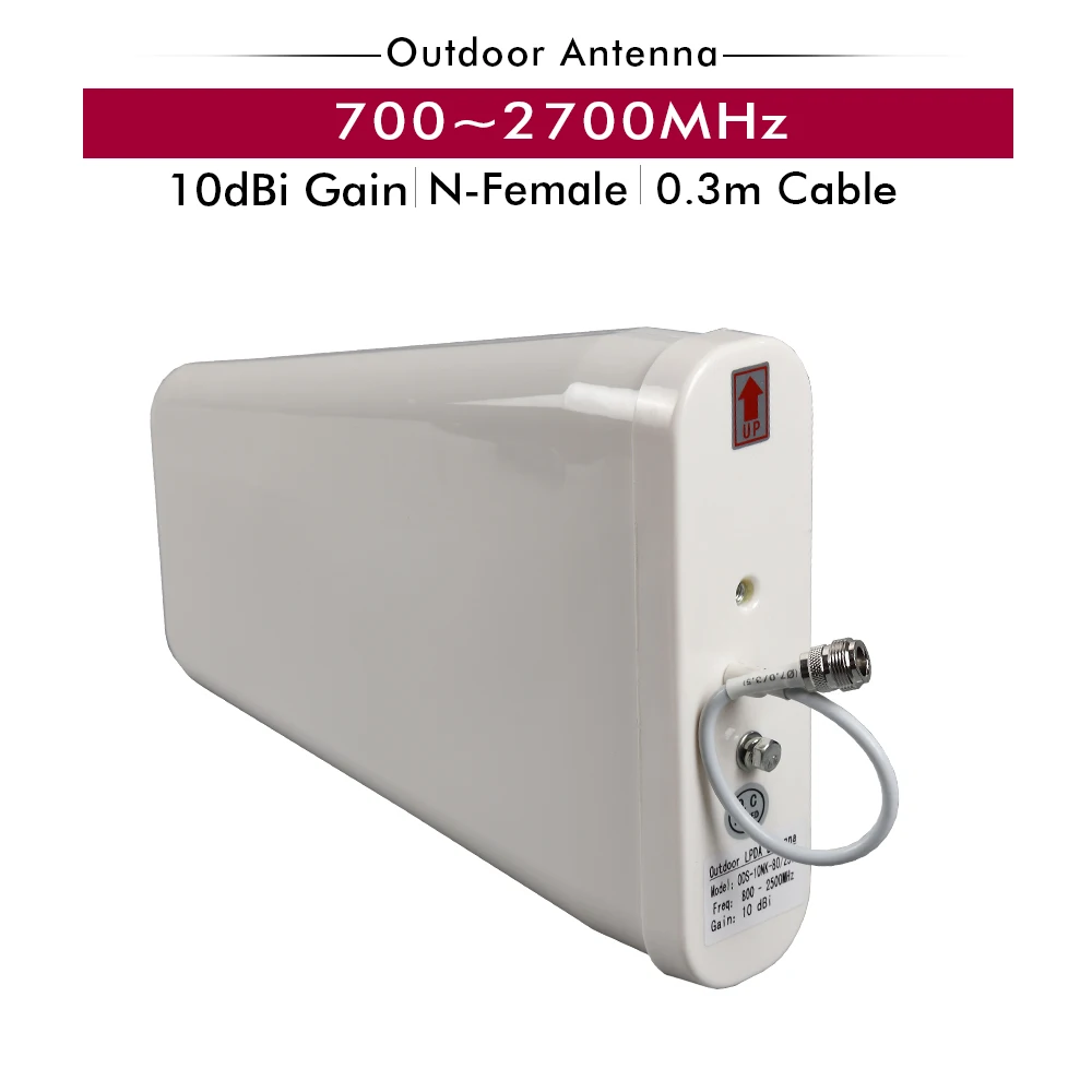 70dB Gain 20dBm (LTE Band 20) 4G LTE 800mhz Cellular Signal Booster LTE 800mhz Cell Phone Signal Repeater Amplifier Full Set Kit