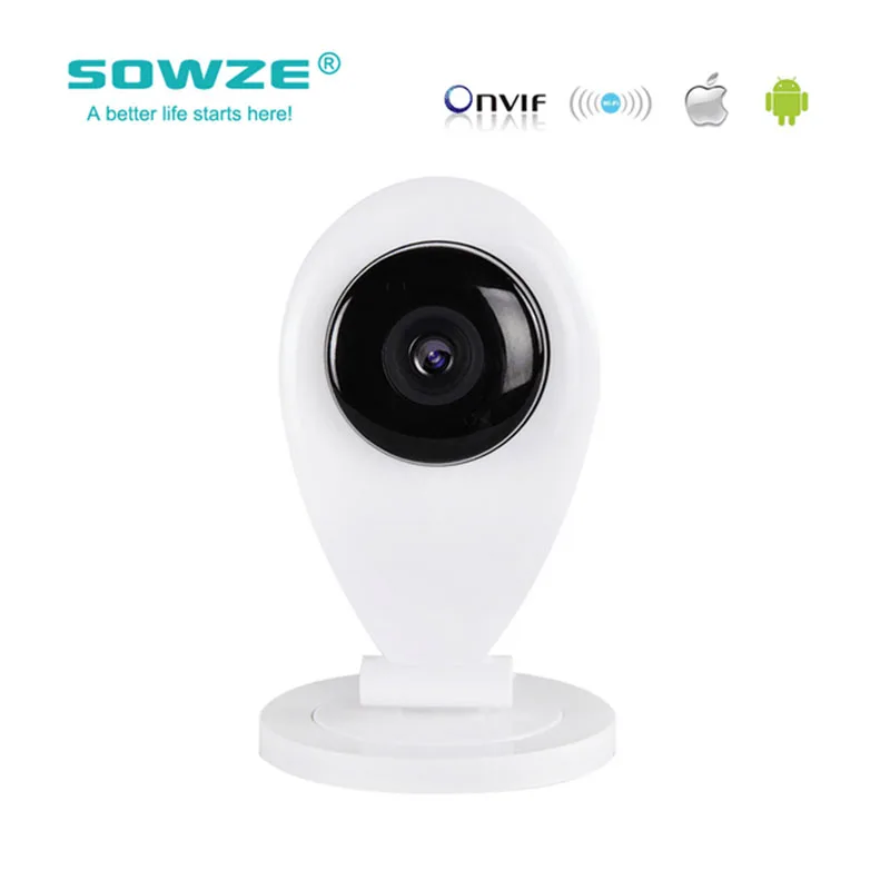 Sowze 720 P HD Безопасности IP Камера Wi-Fi Камера H.264 Onvif P2P Камеры Скрытого видеонаблюдения радионяня ночного видения сети