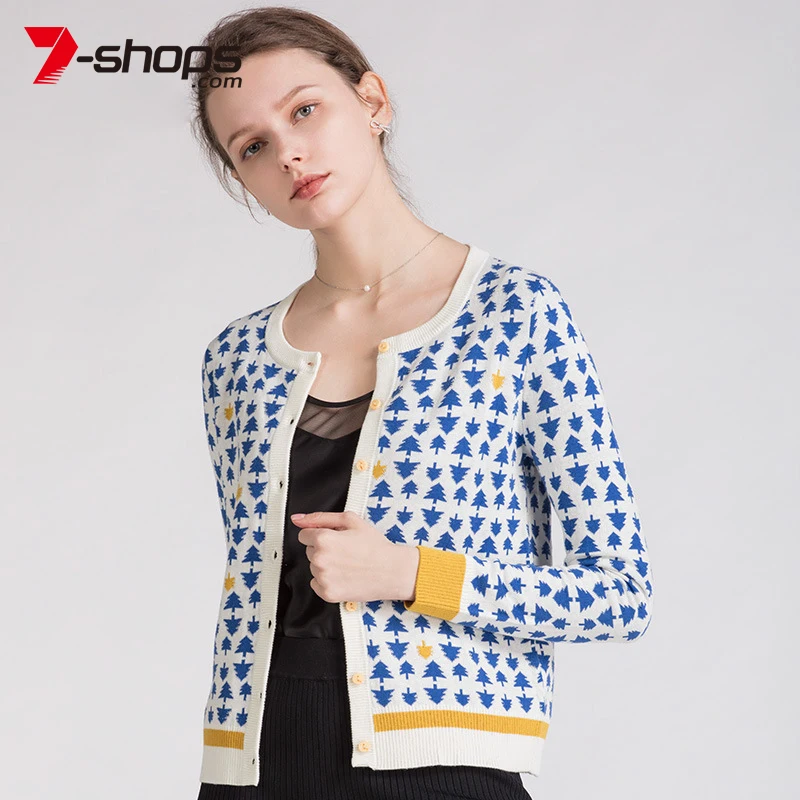 

Ccibuy Women Jacket Cardigan Spring Casual Long Sleeve Knitted Sweater mujer Female Tops with Buttons Female Crop Sweaters 2019