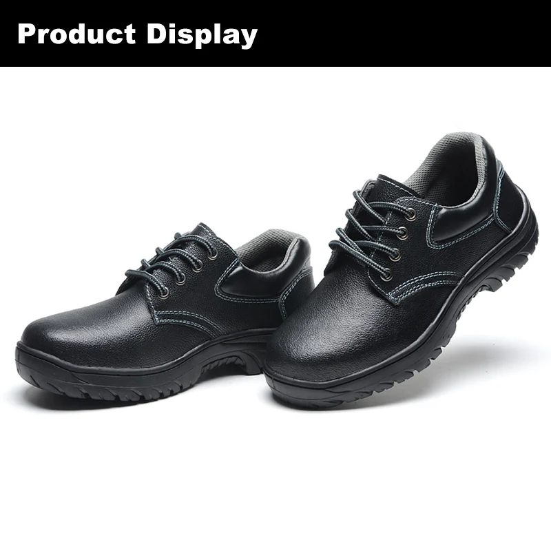 Новая мужская стальная защитная Рабочая обувь стальная подошва мужская полукеды противоскользящая износостойкая защитная обувь