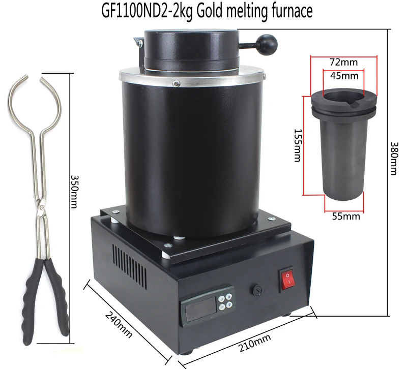 

220V 1 ~3kg gold, copper, silver aluminum iron steel induction melting furnace,jewelry melting ovan furnace,goldsmith casting