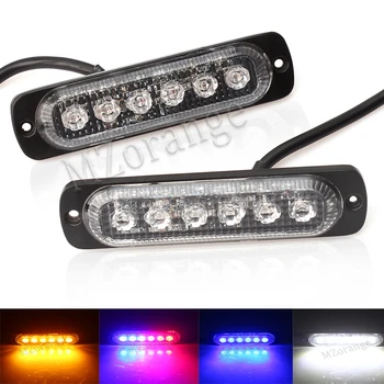 

6LED Strobe lights flasher fso auto flash police flasher stroboscopes Strobe lights Emergency Beacon Warning Hazard Flash