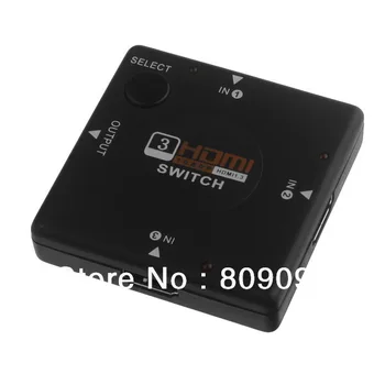 

3 Port Mini 1080p HDMI Switch Switcher 3 Input 1 Output HDMI Splitter Box for HDTV DVD