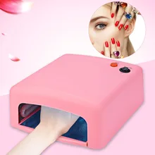 NEW 36W UVLED Lamp Gel Nail Dryer 220V EU Plug Led Nail Lamp Polish Machine Curing Nail Gel Art Tools Anti UV Glove Can Choose
