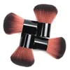 1Set Big Black Makeup Brushes Powder Cosmetic Brush Face Blush Contour Brush Kabuki nail Brush Makeup Tools With Bag Sculpting ► Photo 3/6