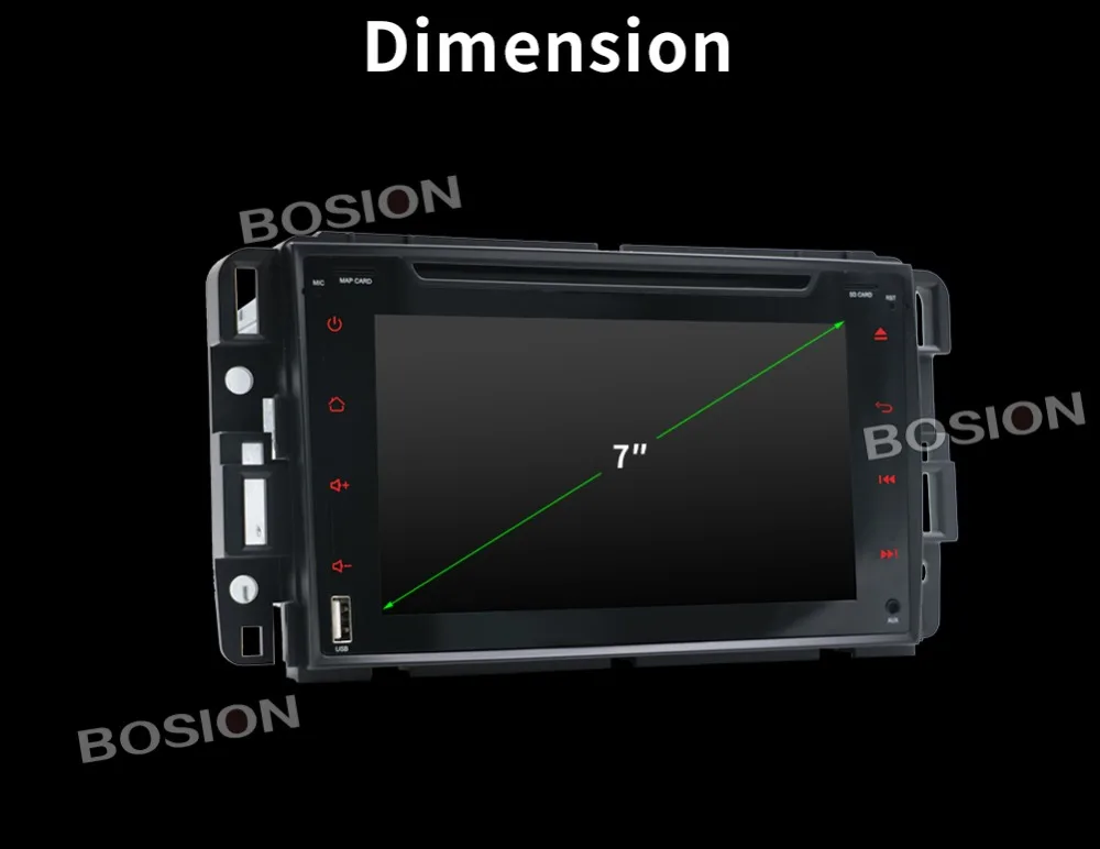 Excellent 1024*600 Octa Core Android 9 Car DVD Player For GMC Yukon Savana Sierra Tahoe Acadia Denali Chevrolet Chevy Radio GPS Stereo SWC 2