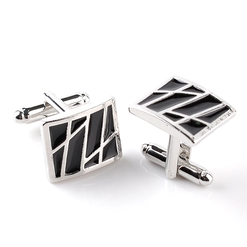ไม่สม่ำเสมอ Cufflink แฟชั่นสไตล์คุณภาพสูงรูปสี่เหลี่ยมผืนผ้าชายเสื้อ