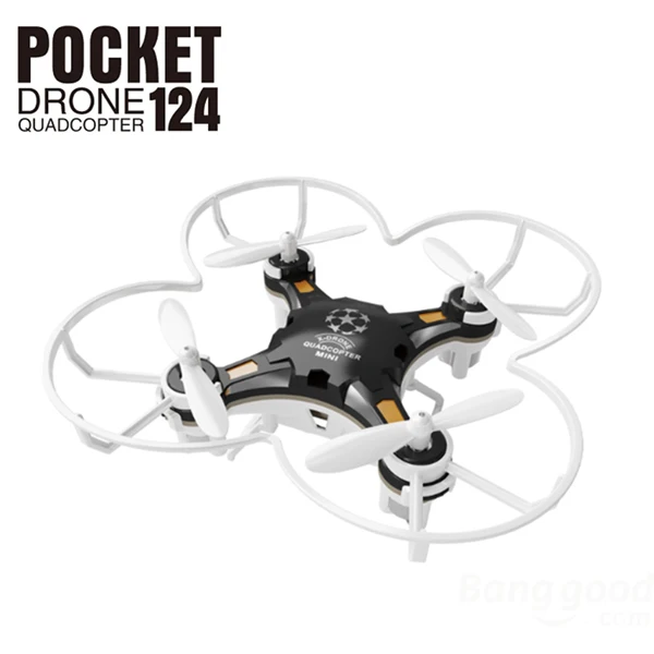 FQ FQ777 124 Pocket Drone 4CH 6Axis Gyro Quadcopter with Switchable Controller RTF