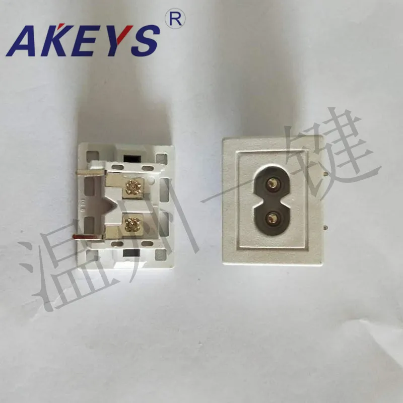 

10 PCS AC-025A AC power outlet multi-function industrial socket switch 8-word plum eight-character socket 10A white