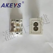 10 PCS AC-025A AC power outlet multi-function industrial socket switch 8-word plum eight-character socket 10A white jtron dc power outlet switch socket black 10 pcs