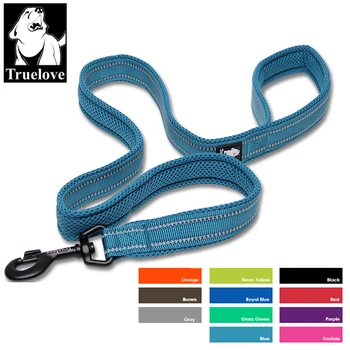 

Truelove Soft Dog Pet Leash in Harness and Collar Reflective Nylon Mesh Walking Training 11 Color 110cm TLL2111 Dropshipping