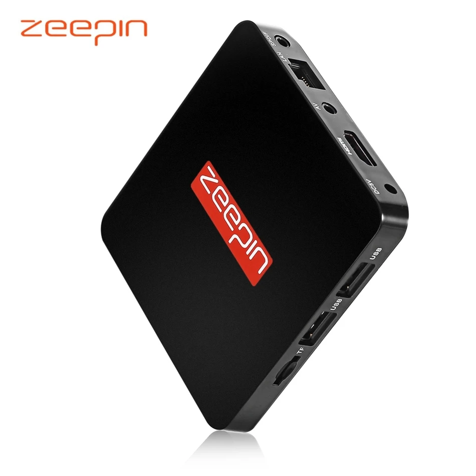ZEEPIN TV Box Android 6.0 Smart TV Amlogic S905X Quad Core 2.4G WiFi