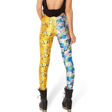 Hora De Aventura/женские леггинсы с 3D рисунком, новые штаны, модная одежда для занятий фитнесом с героями мультфильмов, женские тренировочные штаны-тату