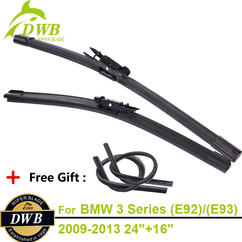 2PCS ECO Wipers Blades for BMW 3 Series (E92) Coupe & (E93) Convertible