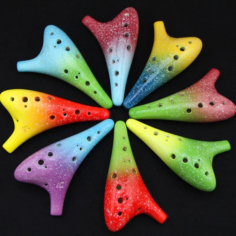 The new 2018 ocarina star series 12 hole alto C ocarina good intonation