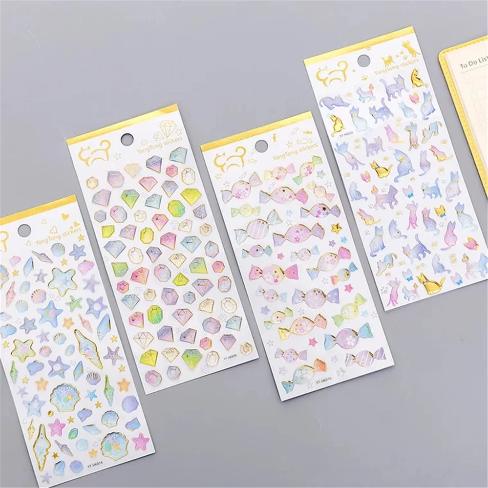 

Dream Drop Glue Crystal Stamping Transparent Stereo Sticker Student Diy Handbook Decorative Sticker Material Creative