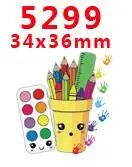 5299 30 шт мультфильм персонаж плоское украшение из смолы PR 905 - Цвет: 5299