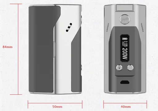 Модуль Wismec Reuleaux Evolv DNA200, требуется 18650 батареи Wismec Vape 200 Вт бокс-мод 0,91 дюймов OLED экран