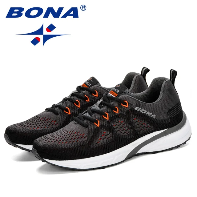BONA-Zapatillas deportivas de malla para hombre y mujer, zapatos deportivos de zapatillas de entrenamiento ligeras, para correr, para exteriores - Image 4