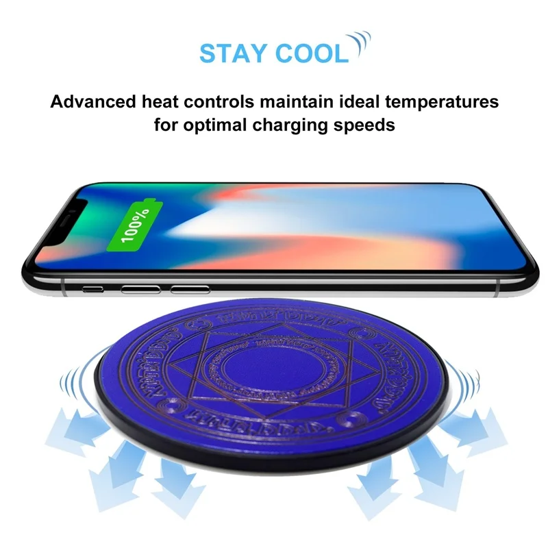 Беспроводное зарядное устройство Tongdaytech 10 Вт Qi для Iphone 8 Plus X XS 11 Pro Max быстрая