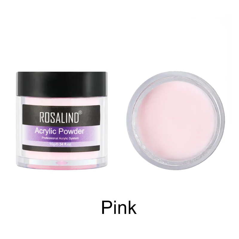 RPC102 ROSALIND акриловый порошок поли гель для ногтей лак для ногтей украшения для ногтей кристалл маникюрный набор профессиональные аксессуары для ногтей - Цвет: RPC102