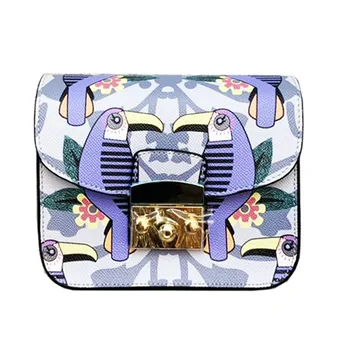 

2019 Graffiti Ladies mini bag designer handbags New Women Bags Summer high quality chain women messenger bags for women Clutch