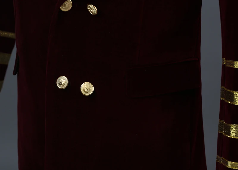 MSSNNG мужской шаль воротник Королевский синий замшевый вышивка свободный костюм куртка сценическое шоу певица двубортный дизайн Блейзера