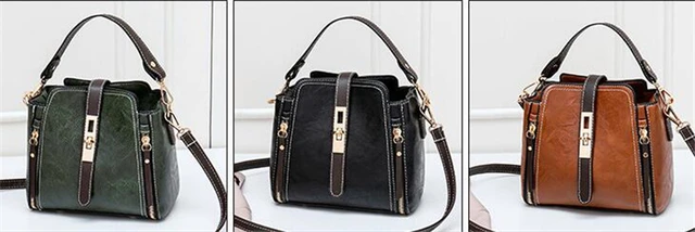 PU Leather Handbags for Women Designer Top Handle Bag