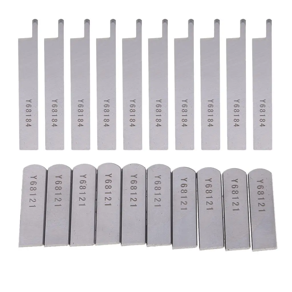 10Pcs Industrial Sewing Machine Overlock Knife Blade for Singer 14CG744 14CG754 14SH644 14SH654 14U555