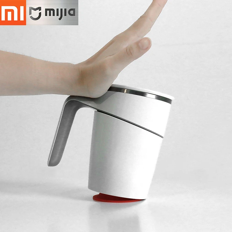 

Original Xiaomi Fiu 470ml Not Pouring Cup Innovation Magic Sucker Splash Proof Non-slip ABS Double Insulation 304 Stainless