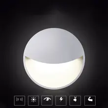 US/EU Plug LED Night Light Light Sensor Controlled Wall Socket Light AC110-220V for Baby Kids Bedroom Bedside Night Lamp