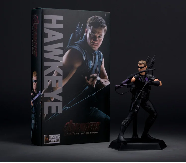 Сумасшедшие игрушки Мстители 2 Железный человек черная Widow Hawkeye Капитан Америка Тор ПВХ фигурка игрушки KT400 - Цвет: B