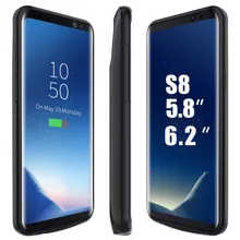 Для Samsung Galaxy S8 S8plus Батарея случае Перезаряжаемые Powerbank Резервное копирование внешний Батарея Зарядное устройство Чехол