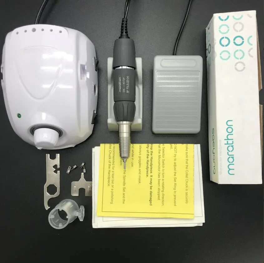 

STRONG 210 MARATHON champion SDE-H37SP Handle 35000rpm Electric Nail Drill Micro Motor Grinding Machine For Nail art Tools