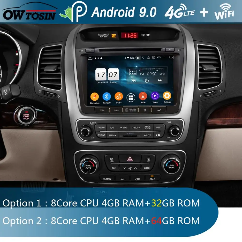 Cheap 8"IPS 1920*1080 8Core 4G RAM+64G ROM Android 9.0 Car DVD Player For Kia Sorento 2012 2013 2014 2016 DSP Radio GPS Parrot BT Adas 1 Cheap 8"IPS 1920*1080 8Core 4G RAM+64G ROM Android 9.0 Car DVD Player For Kia Sorento 2012 2013 2014 2016 DSP Radio GPS Parrot BT Adas 1