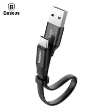 

Baseus Short Type-C Cable For Samsung S8 Xiaomi MiA1 Portable Mobile Phone Charger Data Cable Fast Charging USB Type-C Cable