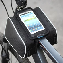 Велосипедная Рама Передняя головка верхняя труба сумка чехол для телефона Велоспорт Паньер чехол держатель для iPhone 6 7 8 PLUS 5 5S для samsung и т. Д