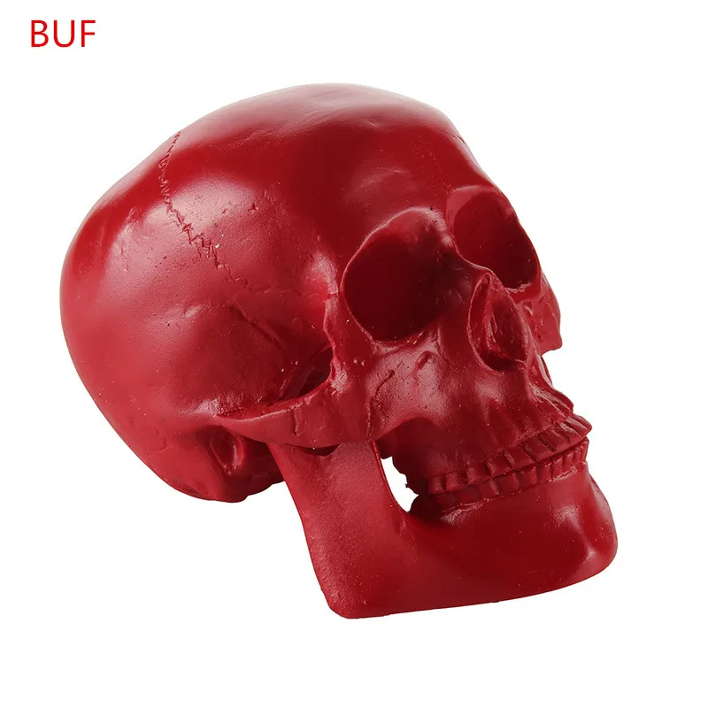 red resin statues