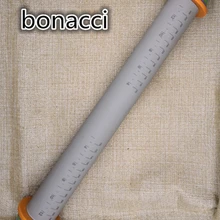 Легкая очистка Силиконовая палочка для выпечки Скалка помадка регулируемые Скалки многофункциональная толщина тиснение с рисунком