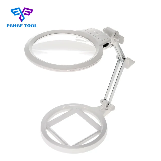 FGHGF multifunctionele Opvouwbare 2X 6X Loupe Loep Vergrootglas Met ... FGHGF multifunctionele Opvouwbare 2X 6X Loupe Loep Vergrootglas Met ...