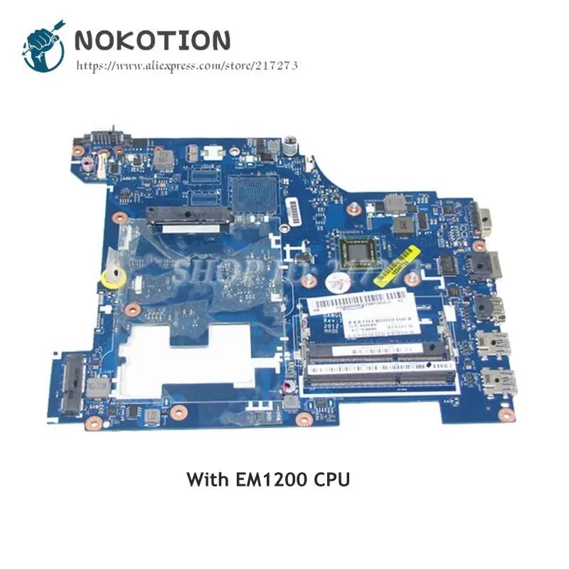 Материнская плата NOKOTION для ноутбука Lenovo G585 N585 QAWGE LA 8681P материнская с процессором